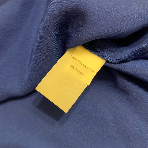 SPENSE Admiral Blue Sleeveless Blouse S: M - Picture 3 of 6